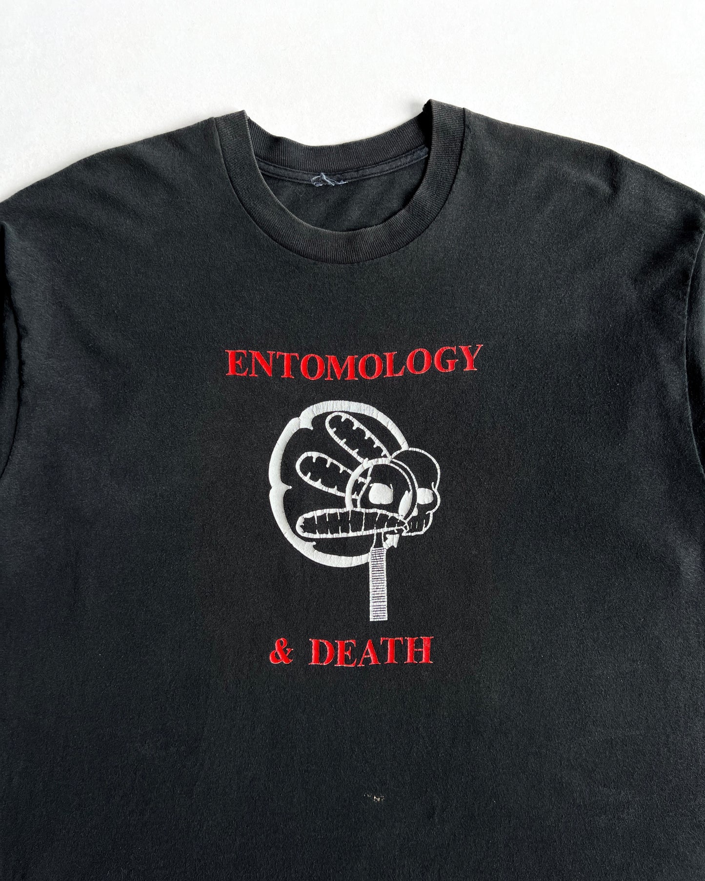 1990S 'ENTOMOLOGY & DEATH' SINGLE STITCH TEE (XL)