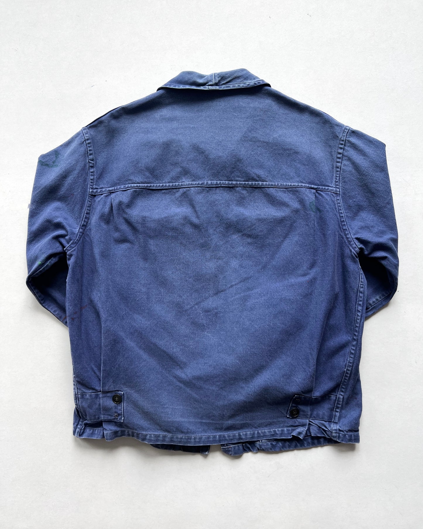 1960S PAINTED FRENCH CYCLIST WORK JACKET (L)