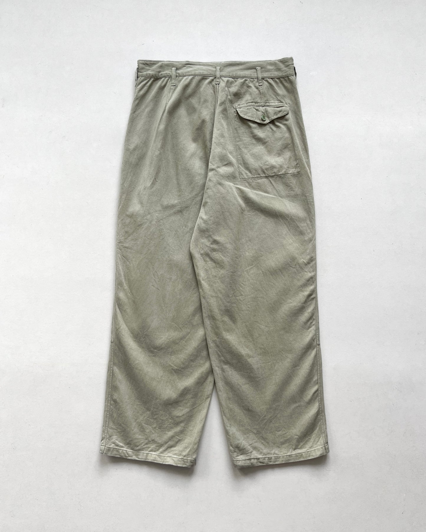 1950S FRENCH DOUBLE KNEE WORK PANTS (33)