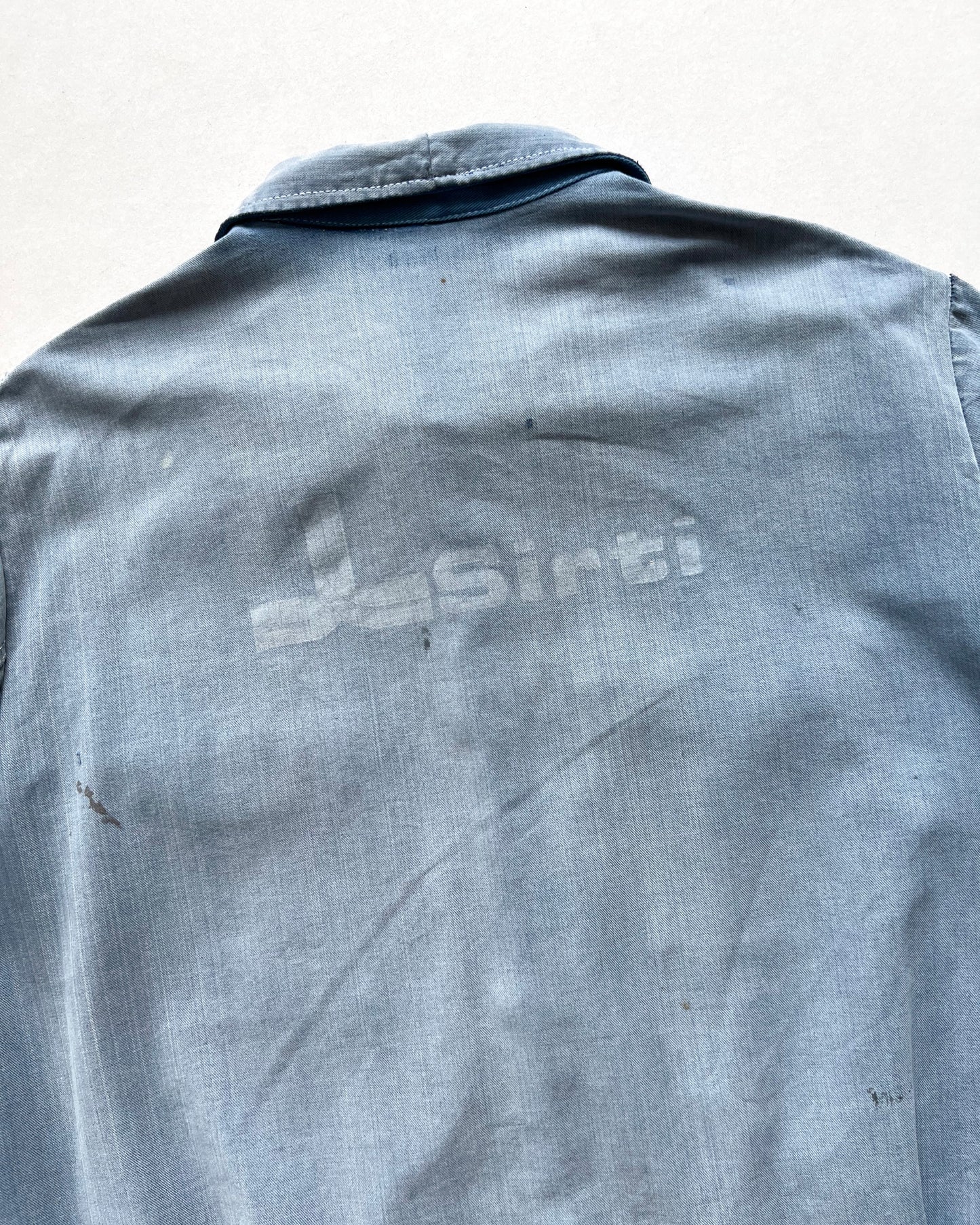 1950S FADED FRENCH WORK DOUBLE POCKET JACKET (XL)