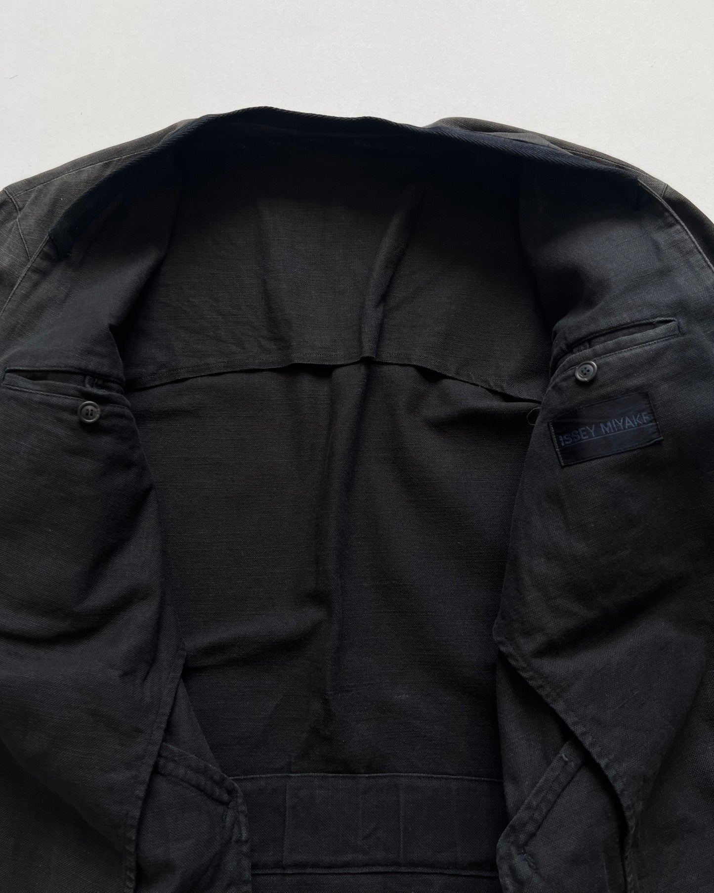 1980S SUN FADED ISSEY MIYAKE MULTIPOCKET BLAZER (L)