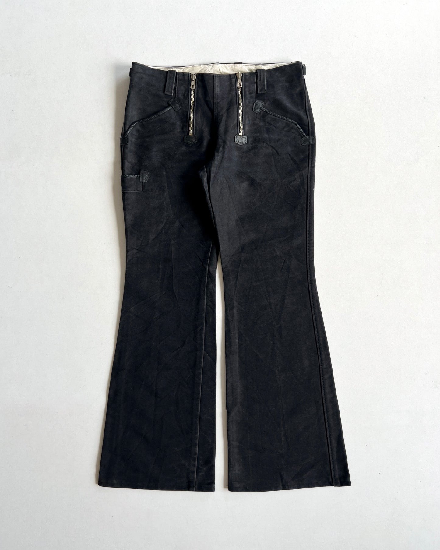 1990S MOLESKIN GERMAN BOOTCUT WORK PANTS (30-32)