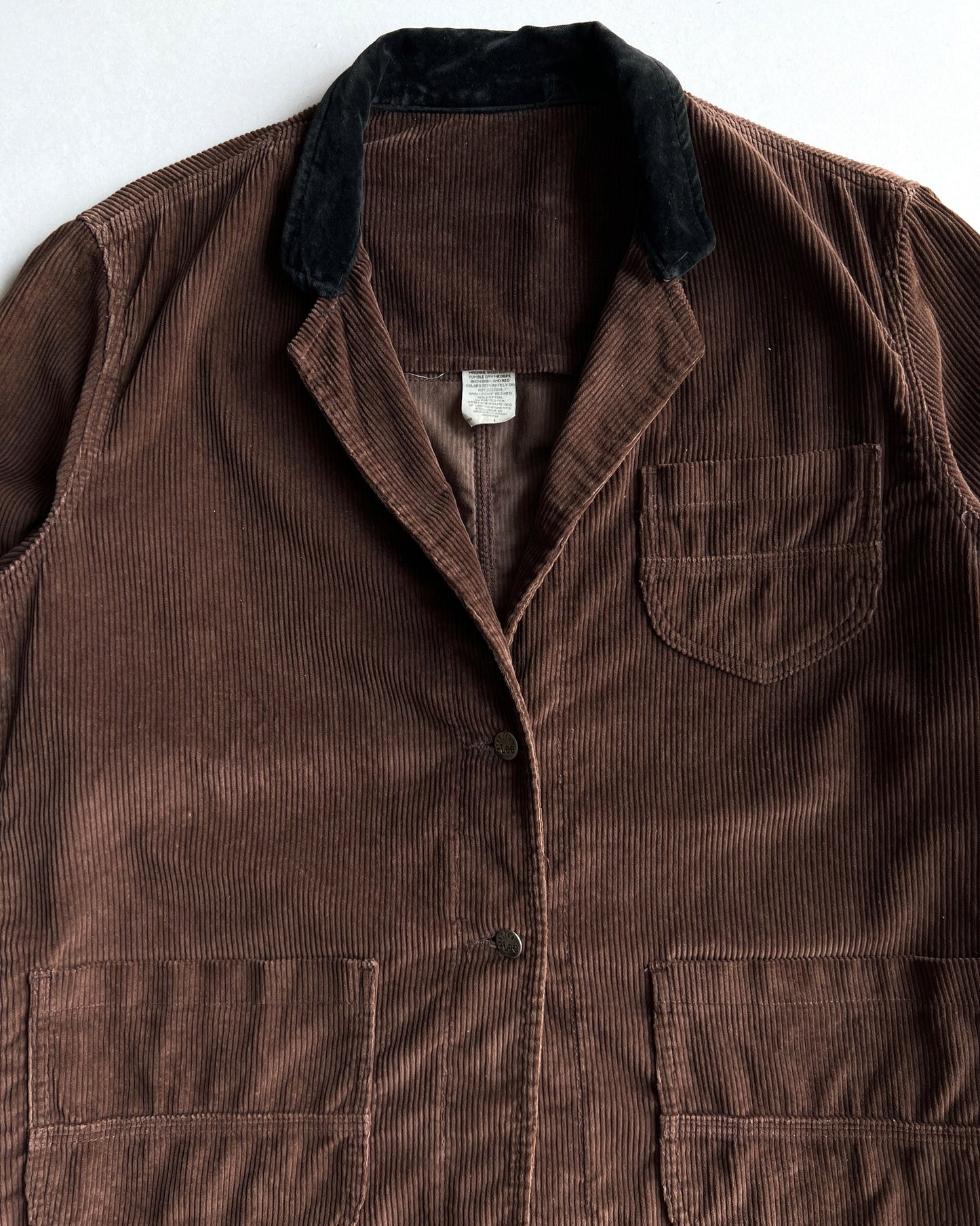 1980S RIVETED LEE CORDUROY BLAZER (L)