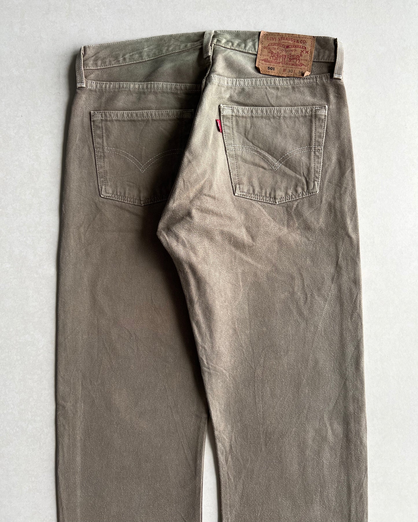 1990S COCO OVERDYED LEVI'S 501 JEANS (30X34)