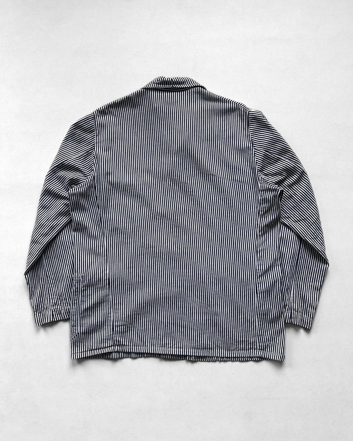 1970S GERMAN HICKORY WORK CHORE JACKET (L)