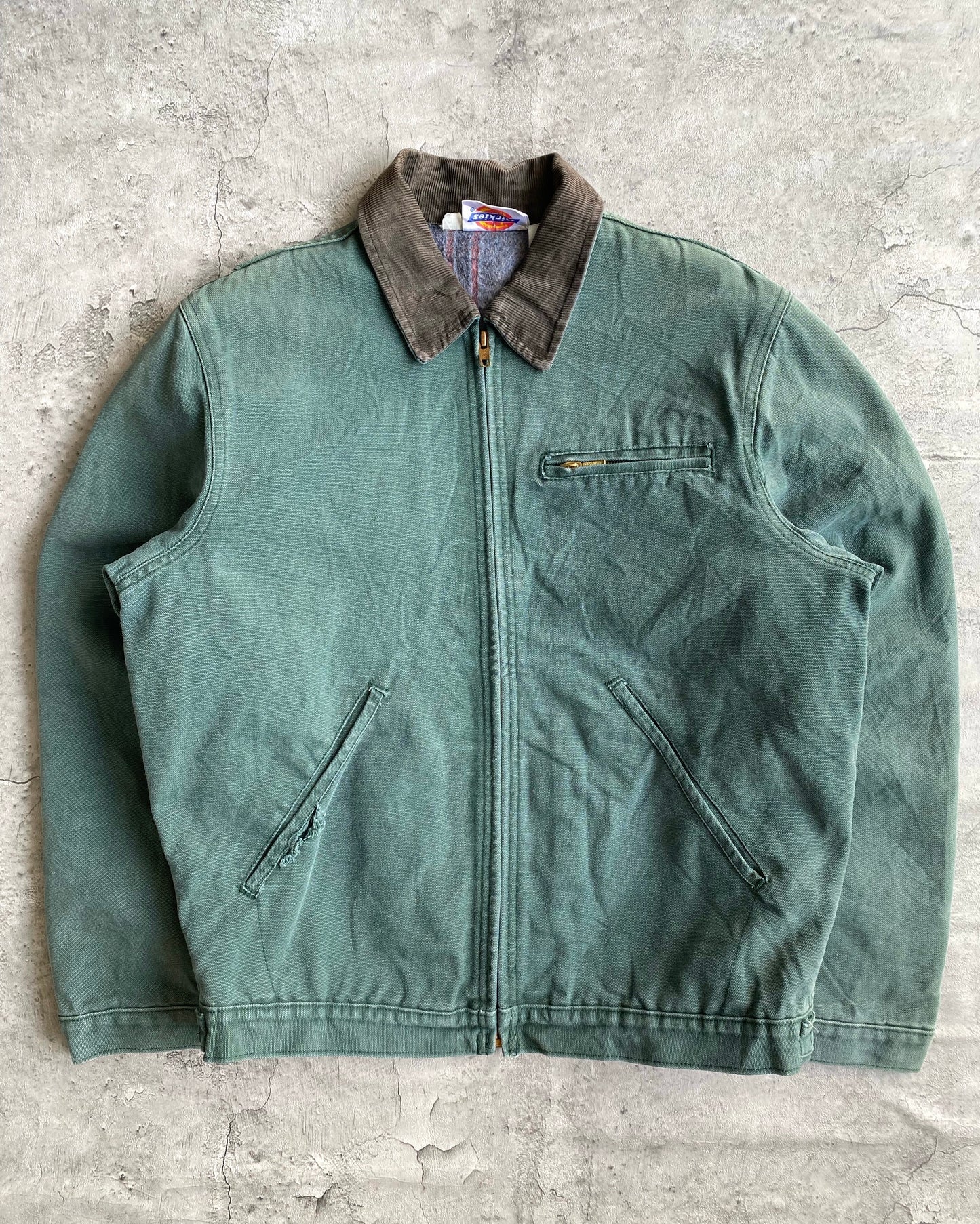 1990S DICKIES CANVAS WORK JACKET (M/L)