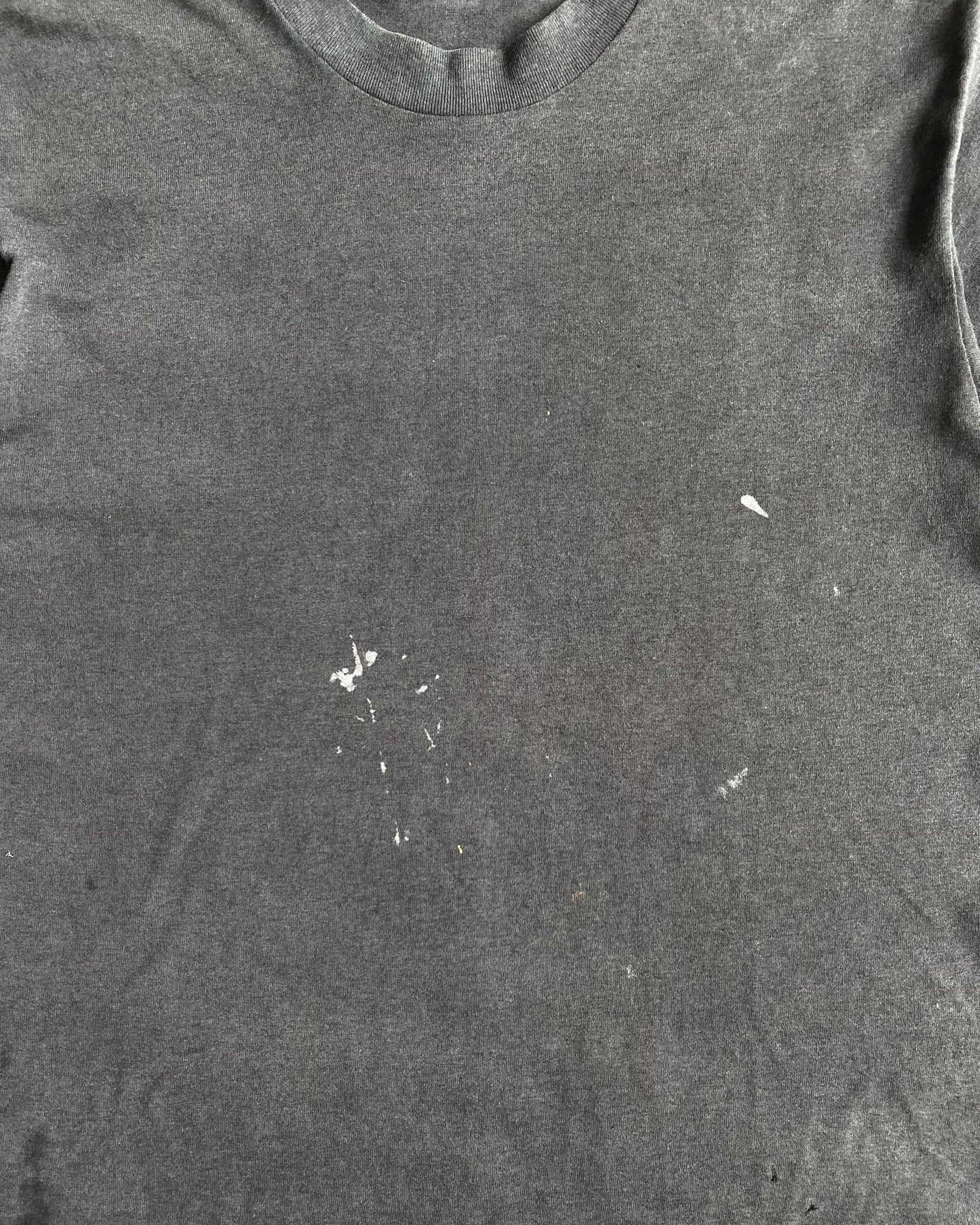 1980S FADED BLACK SINGLE STITCH TEE (S/M)