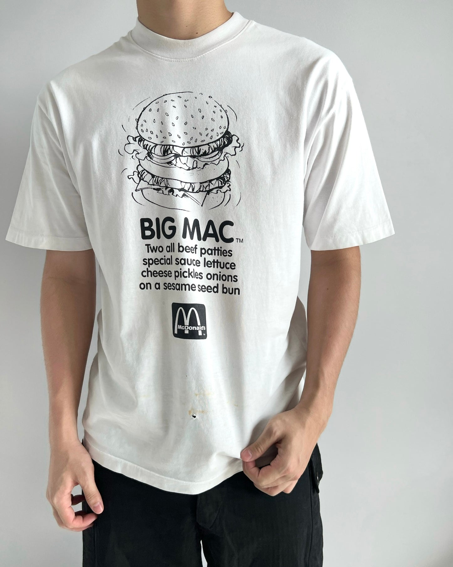 1990S BIG MAC MCDONALD SINGLE STITCH TEE (L)