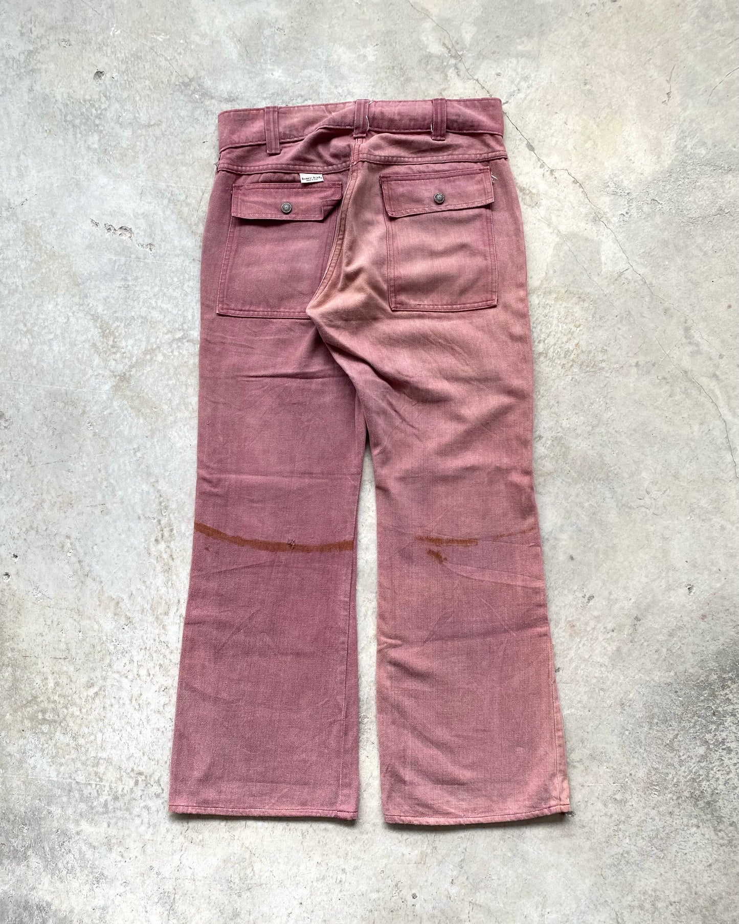 1960S SUN FADED BARE KAT BUSH PANTS (33X29)