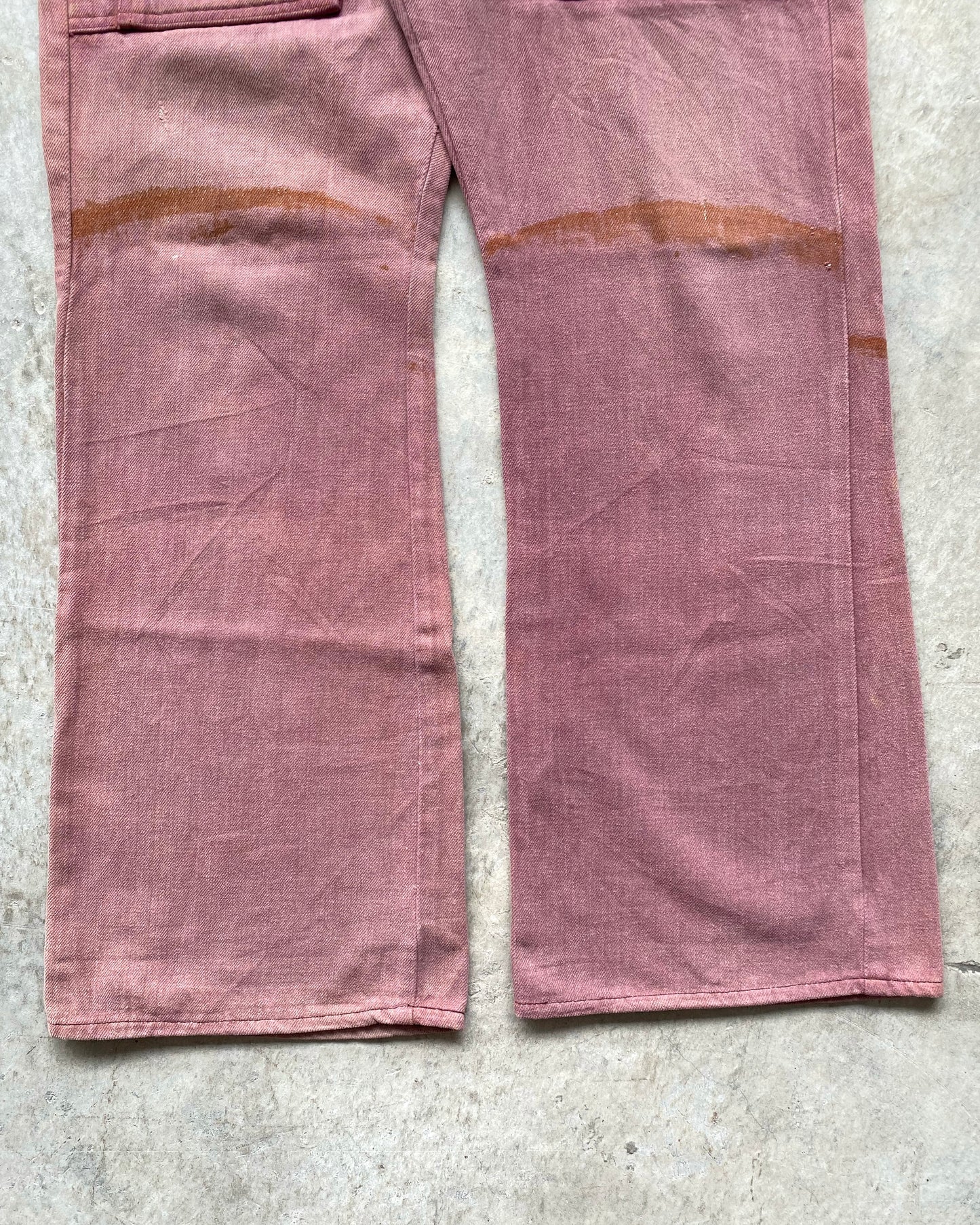 1960S SUN FADED BARE KAT BUSH PANTS (33X29)