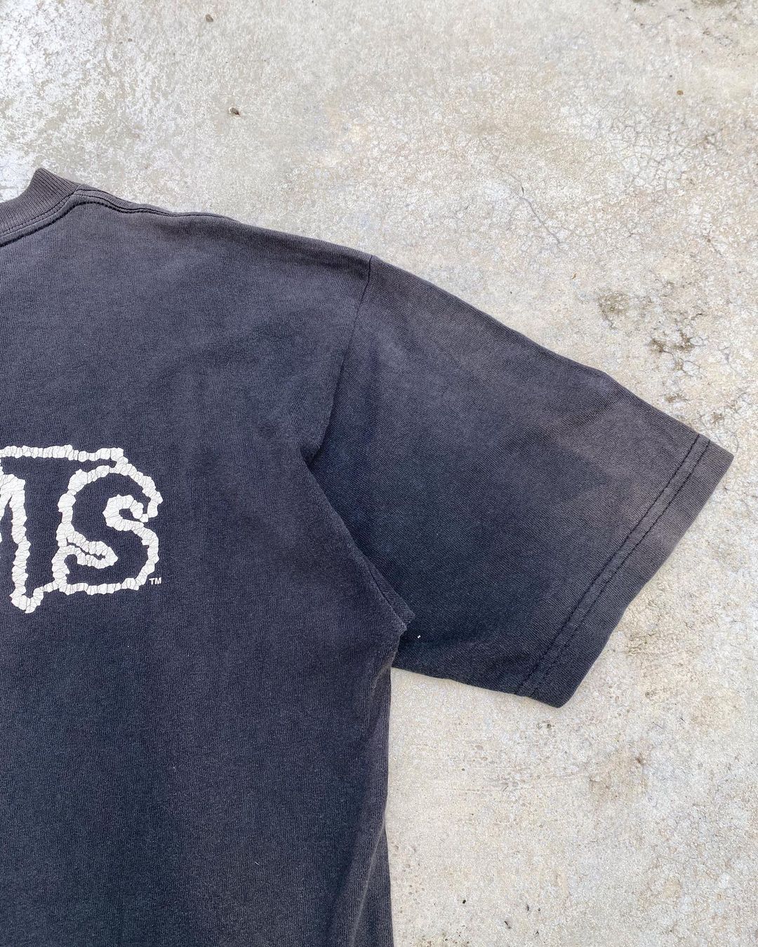 2000 Sun Faded Misfits Skull Tee