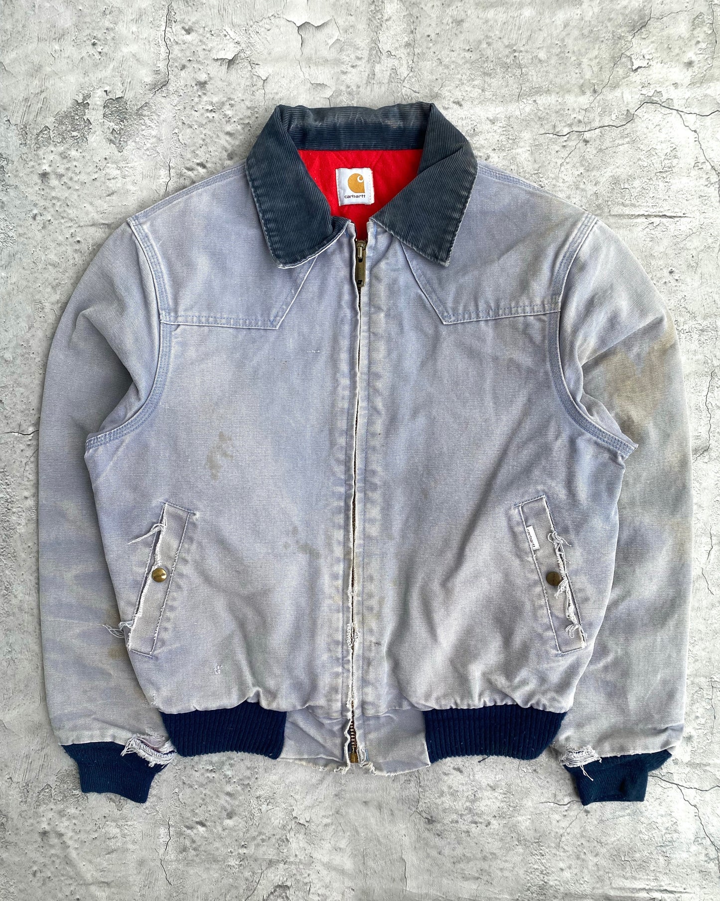 1990S SUN FADED CARHARTT WORK JACKET (L/XL)