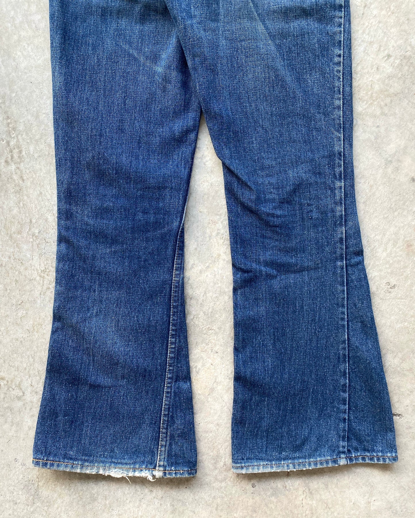 1970S MEDIUM WASHED LEVI'S 646 BOOTCUT JEANS (29X30)