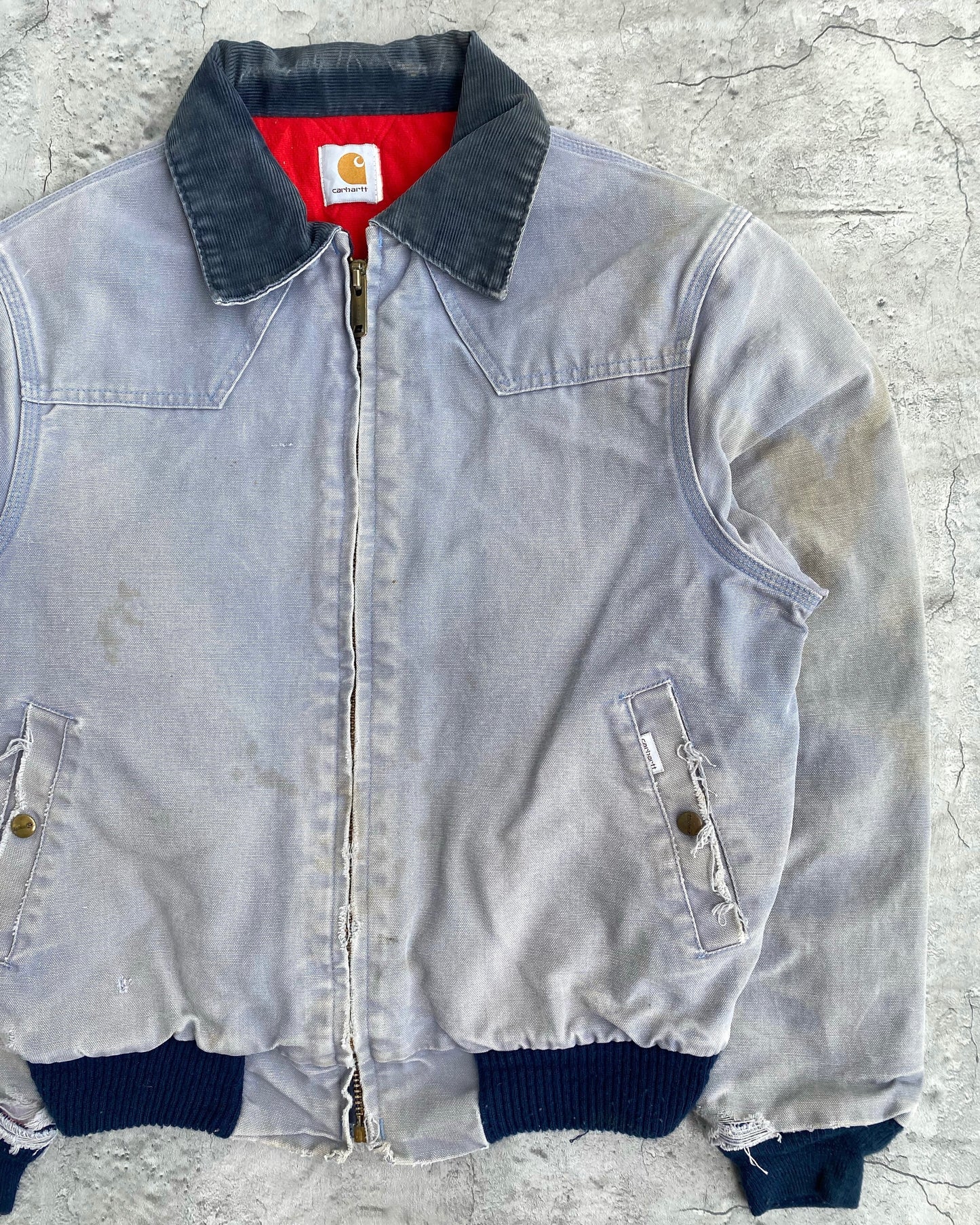 1990S SUN FADED CARHARTT WORK JACKET (L/XL)