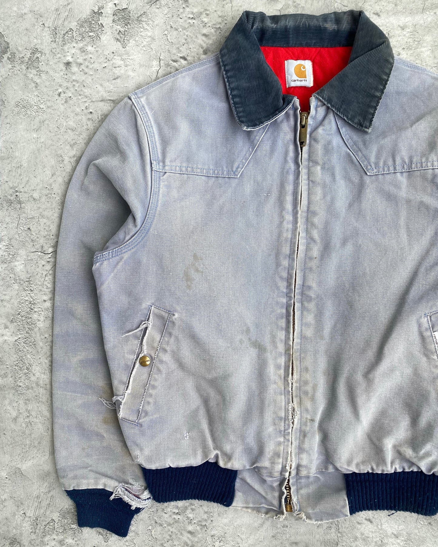 1990S SUN FADED CARHARTT WORK JACKET (L/XL)