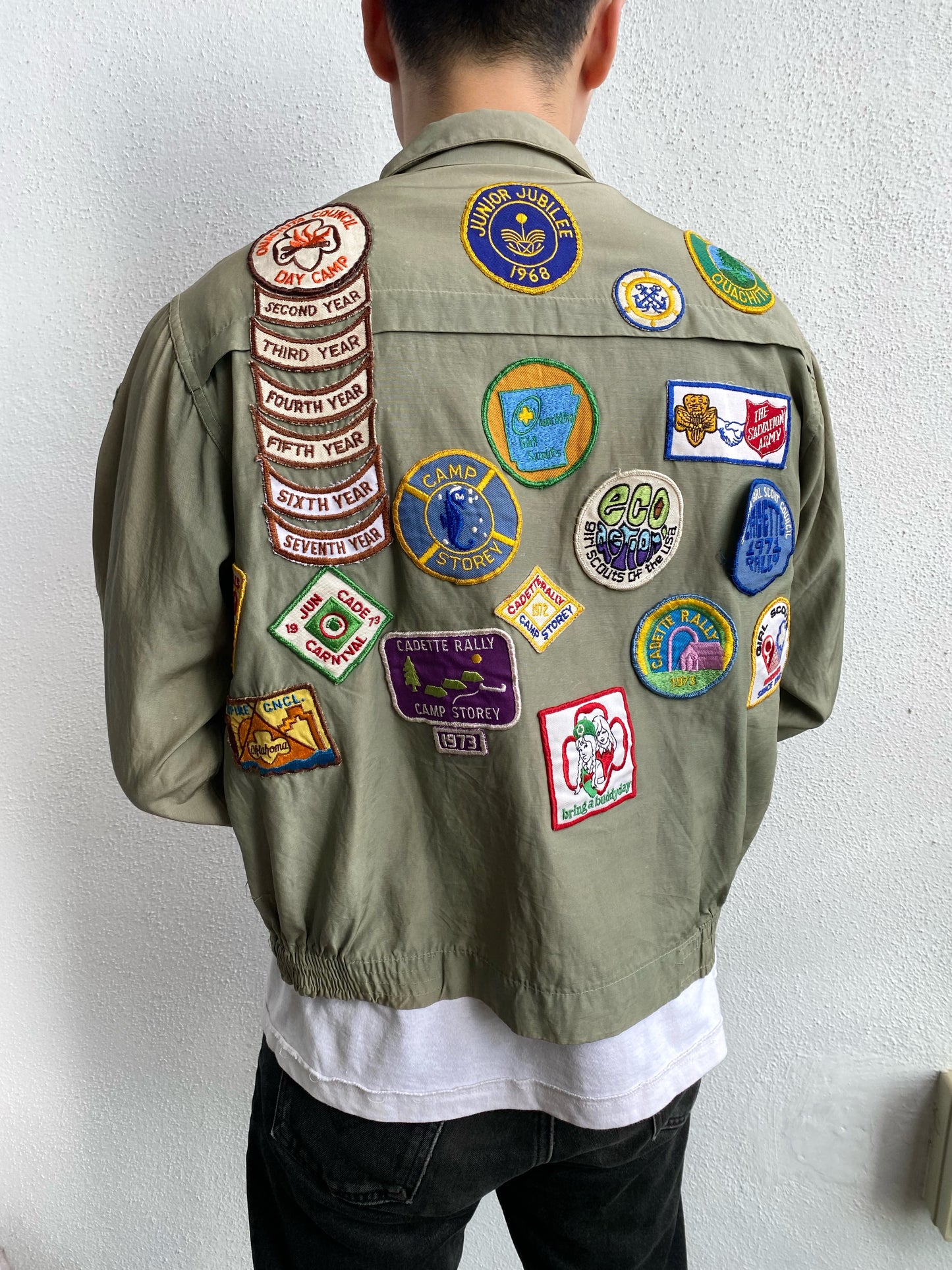 1950S PATCHES SCOUT CAMPING JACKETS (S-L)