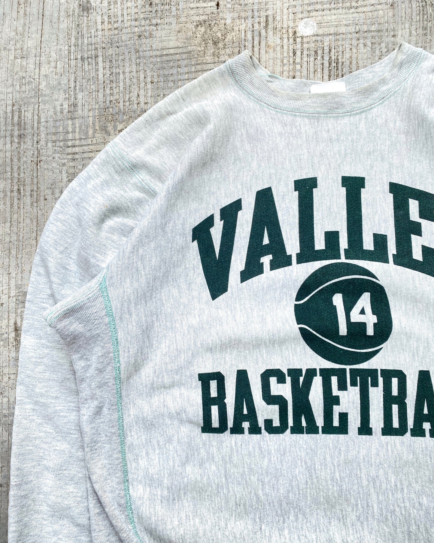 1980s ‘Valley Basketball’ Champion Reverse Weave Sweatshirt