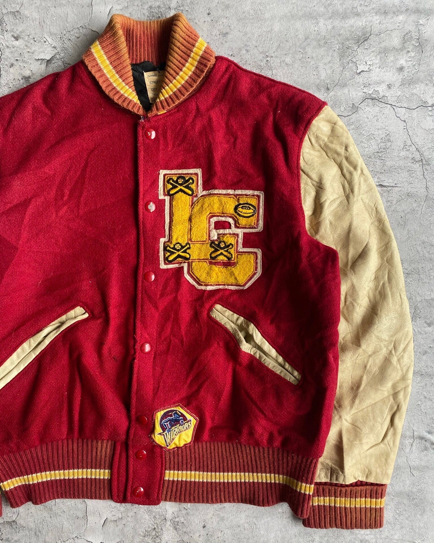 1979 'LC' LETTERMAN SHAWL COLLAR VARSITY JACKETS (M-XL)