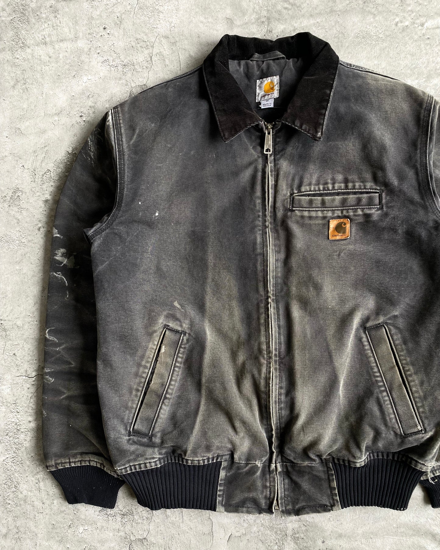 1990S SUN FADED CARHARTT PAINTED WORK JACKET (M/L)