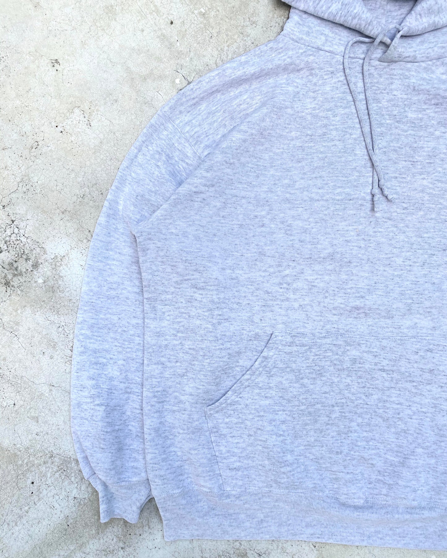 1980S RUSSELL ATHLETIC HEATHER GREY HOODIE (XL)