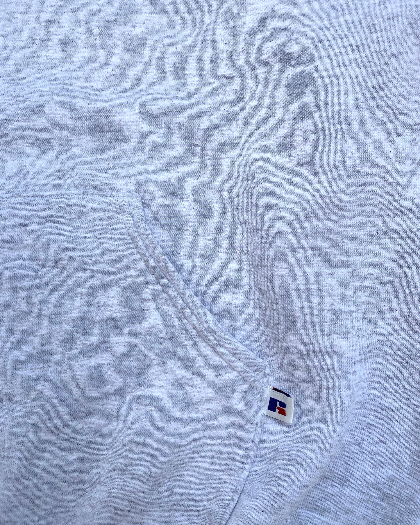 1980S RUSSELL ATHLETIC HEATHER GREY HOODIE (XL)