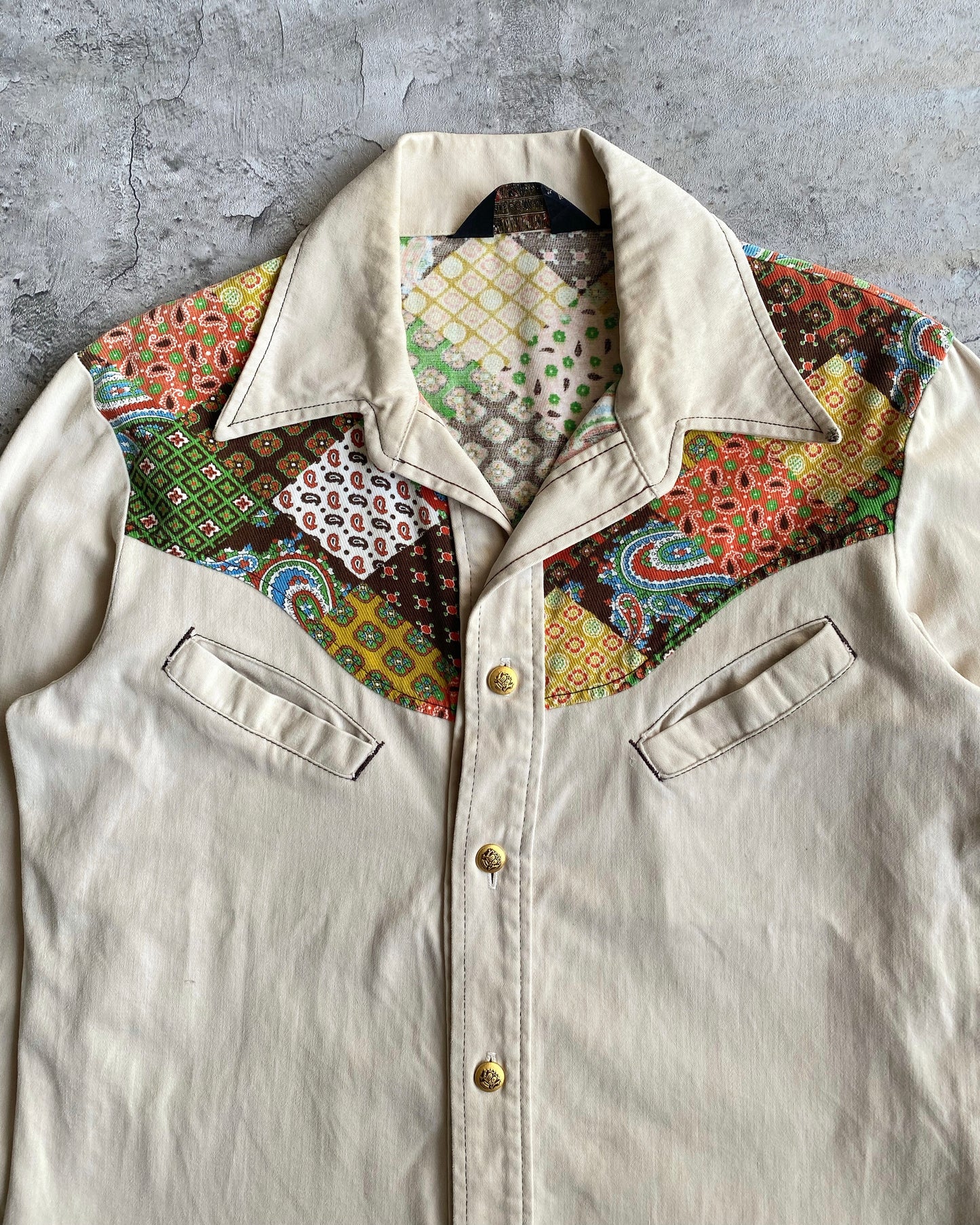1970S SEARS BANDANA SHIRT (M/L)