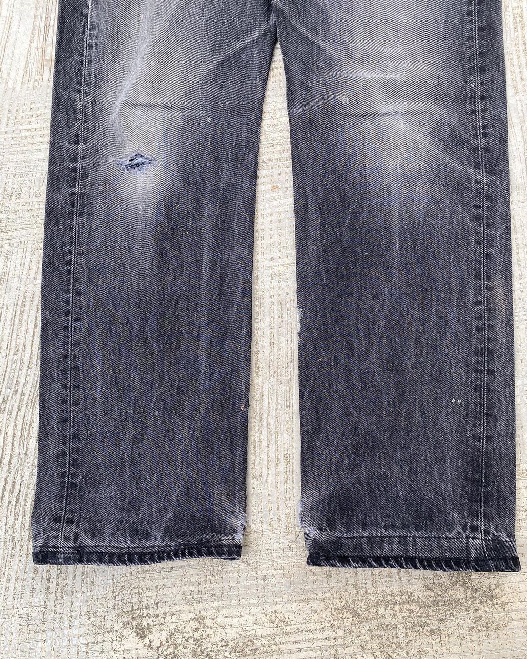 1990s Faded Black Levi’s 501 Jeans (34X36)