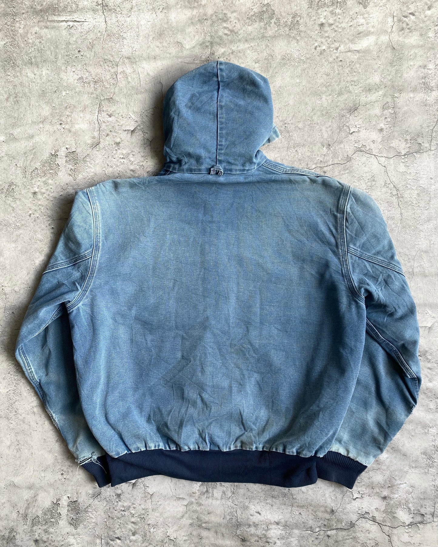1990S FADED CARHARTT HOODED JACKET (M/L)