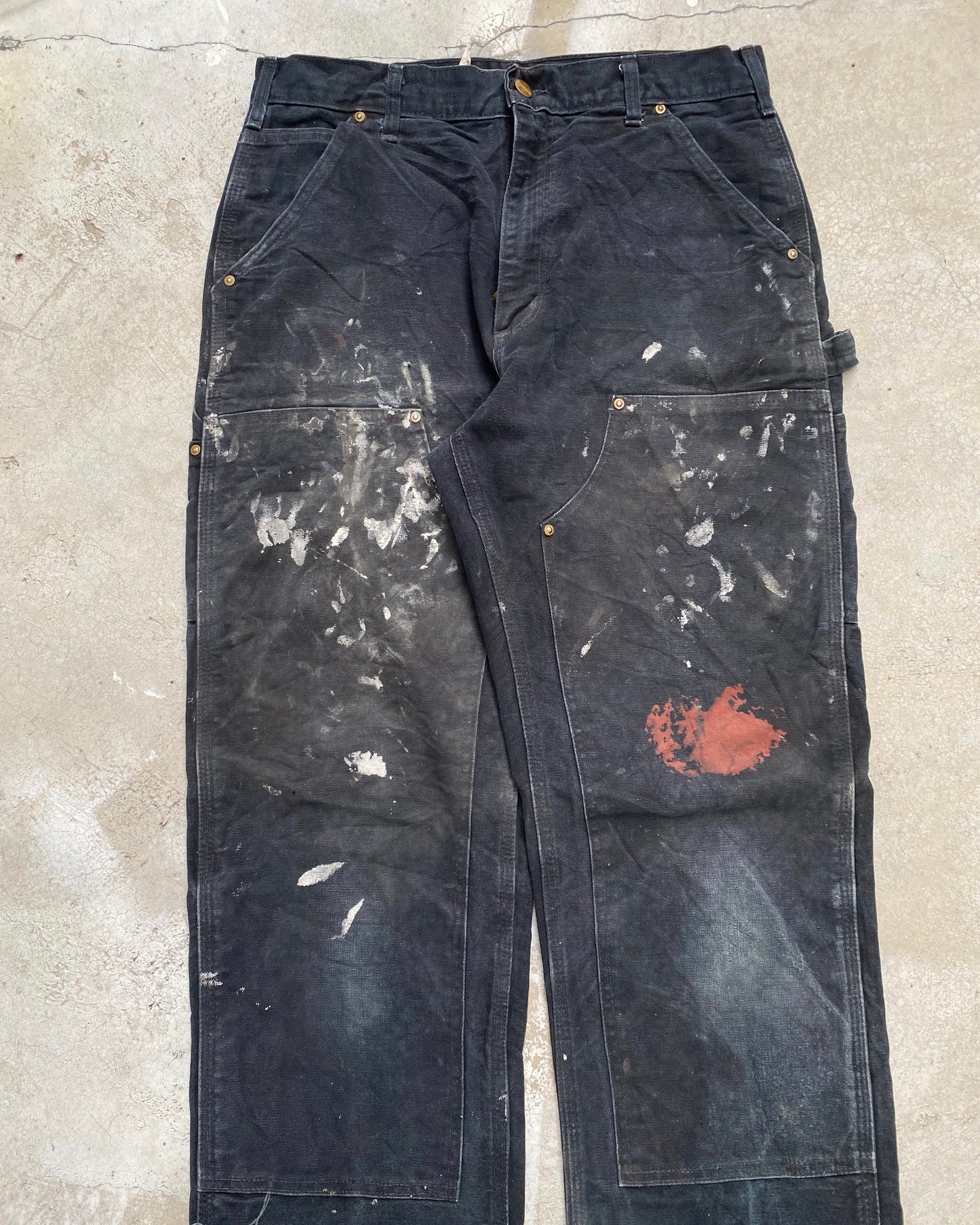 1990s Carhartt Painted Double Knee Pants (32x34)