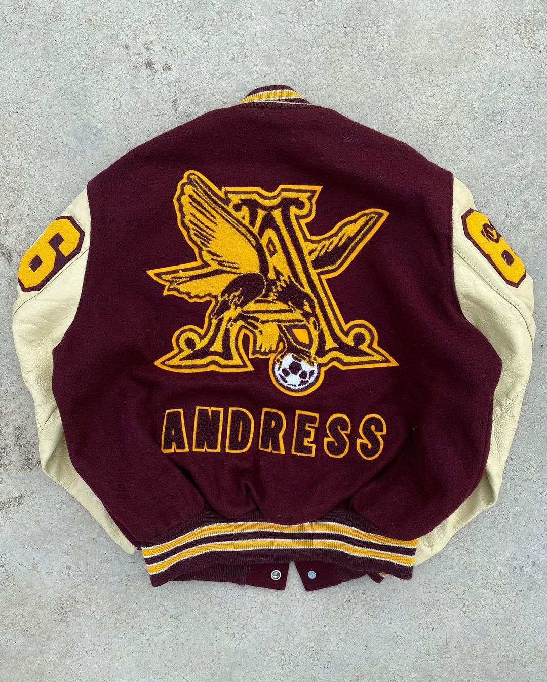 1988 “ANDRESS” LETTERMAN VARSITY JACKET (L/XL)