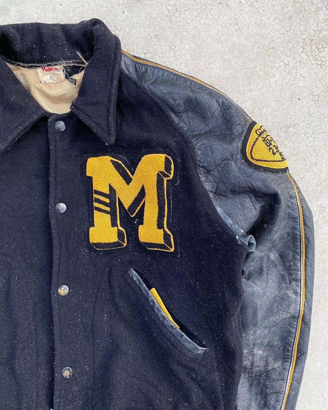 1958 “M” LETTERMAN VARSITY JACKET (M/L)