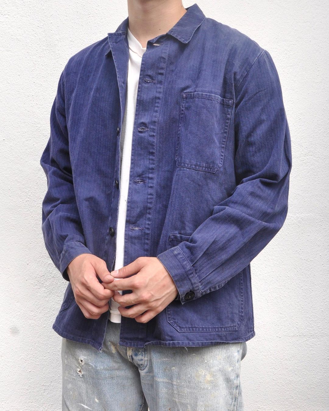 1988 HERRINGBONE GERMAN WORKWEAR (M/L)