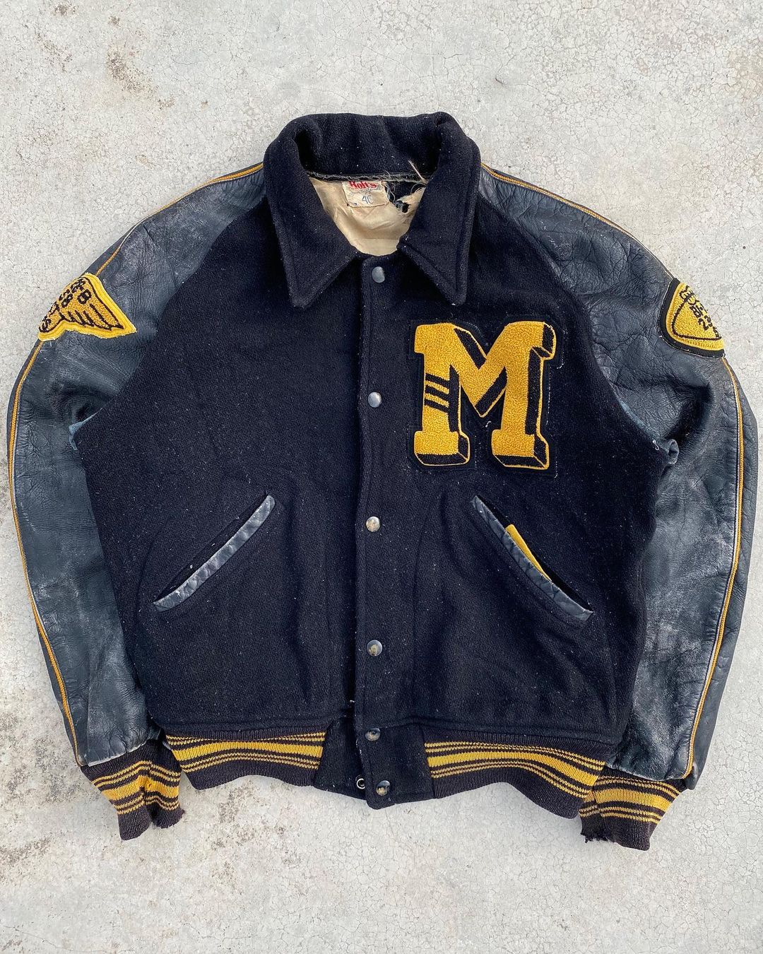1958 “M” LETTERMAN VARSITY JACKET (M/L)