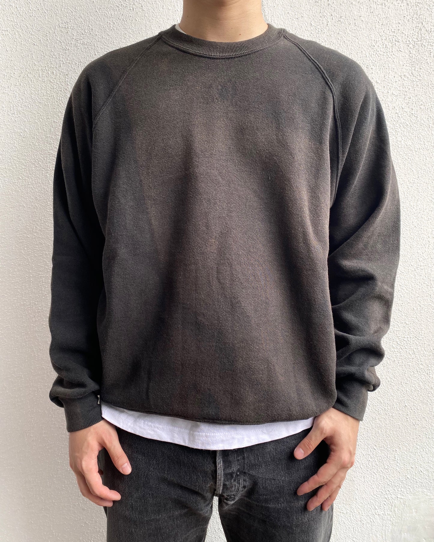 1990S SUN FADED RAGLAN SWEATSHIRTS (M/L)