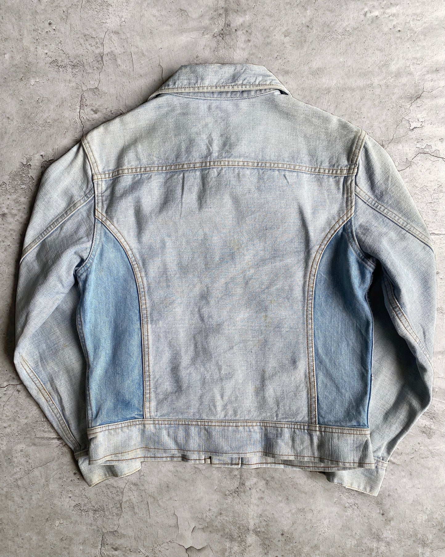 1970S LEE REVERSIBLE WESTERN DENIM JACKET (S/M)