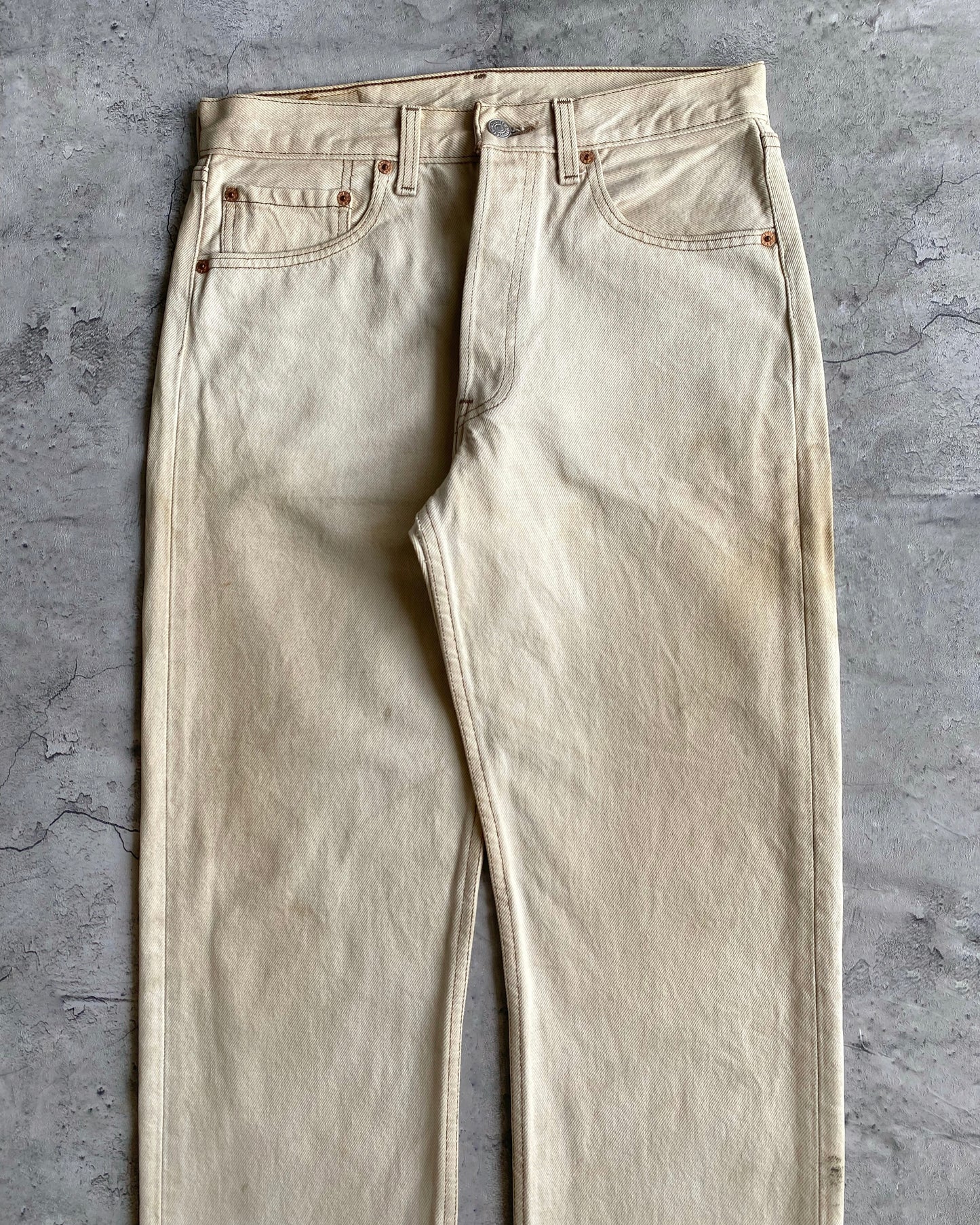 1990S LATTE LEVI'S 501 JEANS (31X36)