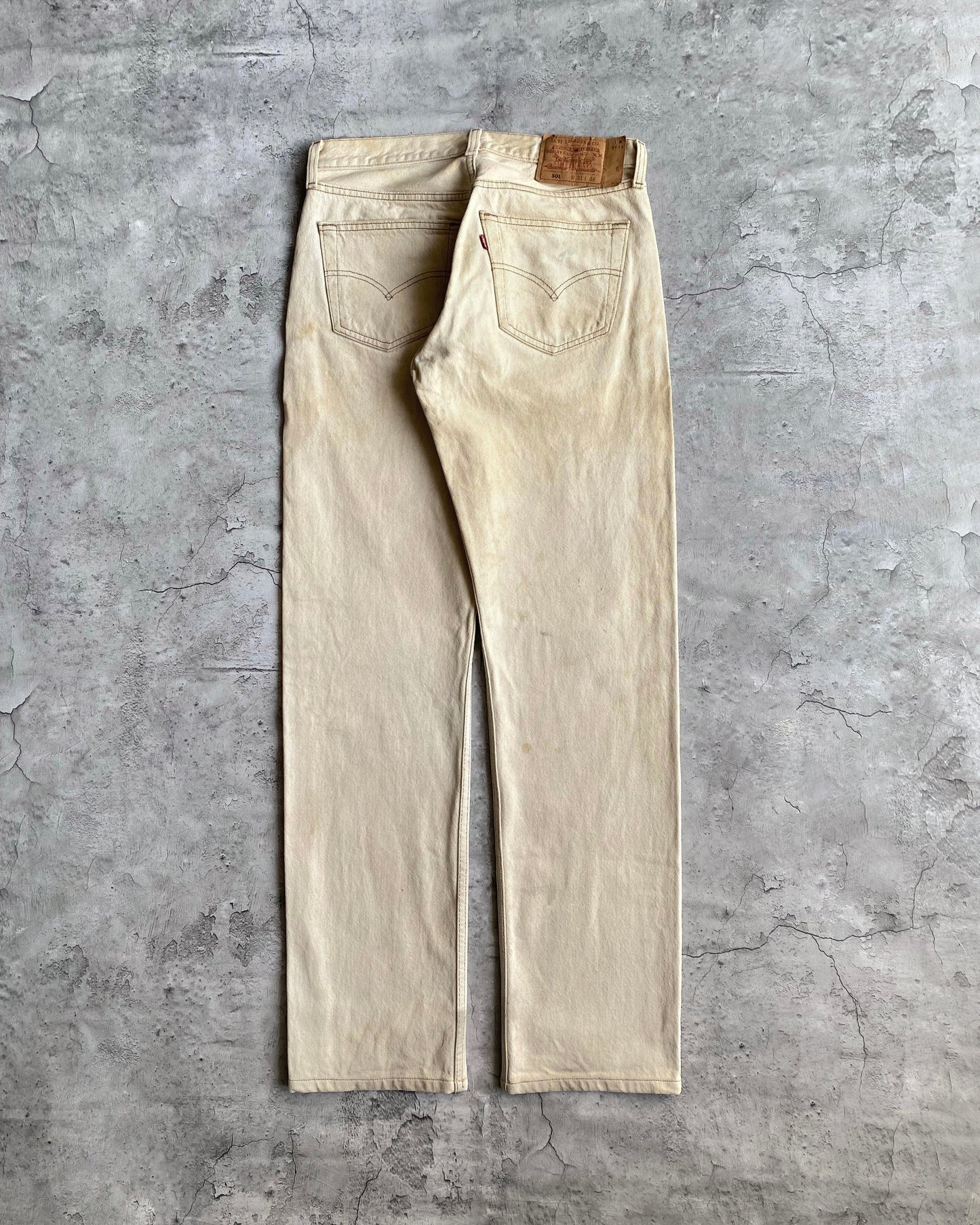 1990S LATTE LEVI'S 501 JEANS (31X36)