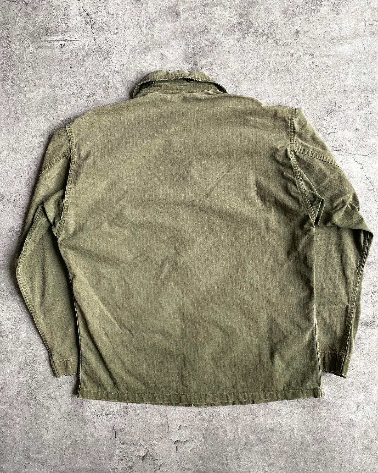 1940S WWII M43 HBT 13 STARS US ARMY SHIRT (M/L)