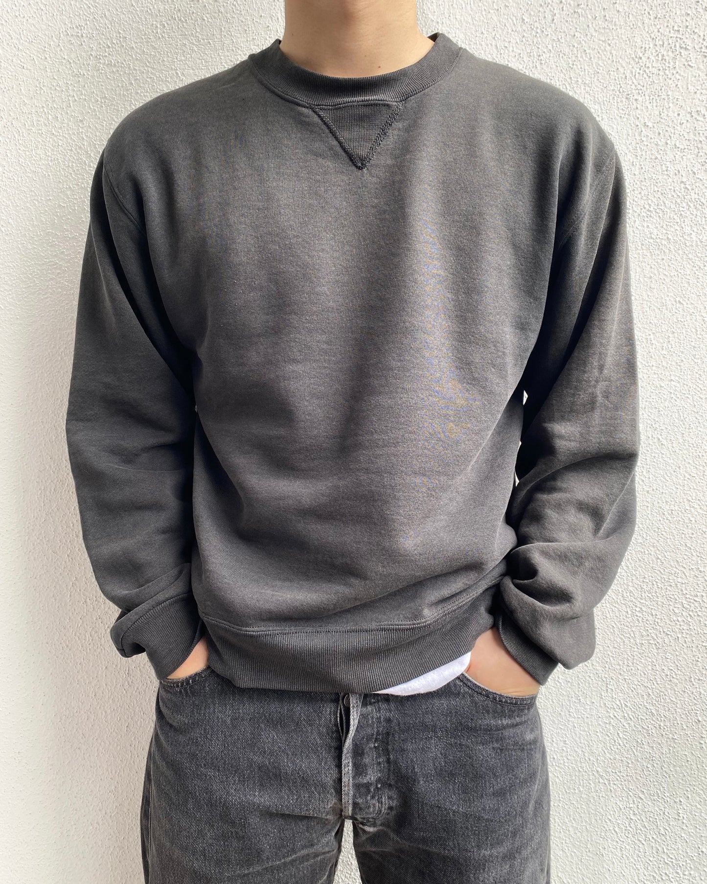 1990S SUN FADED RUSSELL SWEATSHIRT (M)