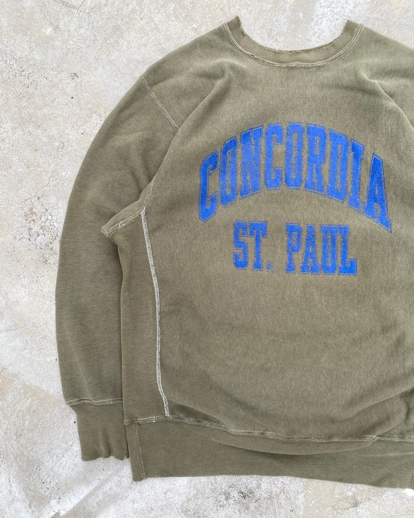 1990S 'CONCORDIA ST. PAUL' CHAMPION REVERSE WEAVE SWEATSHIRT (L/XL)
