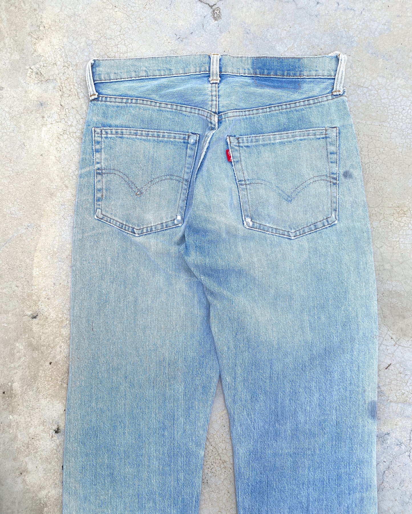 1980S LEVI’S 505 REPAIRED JEANS (30X34)