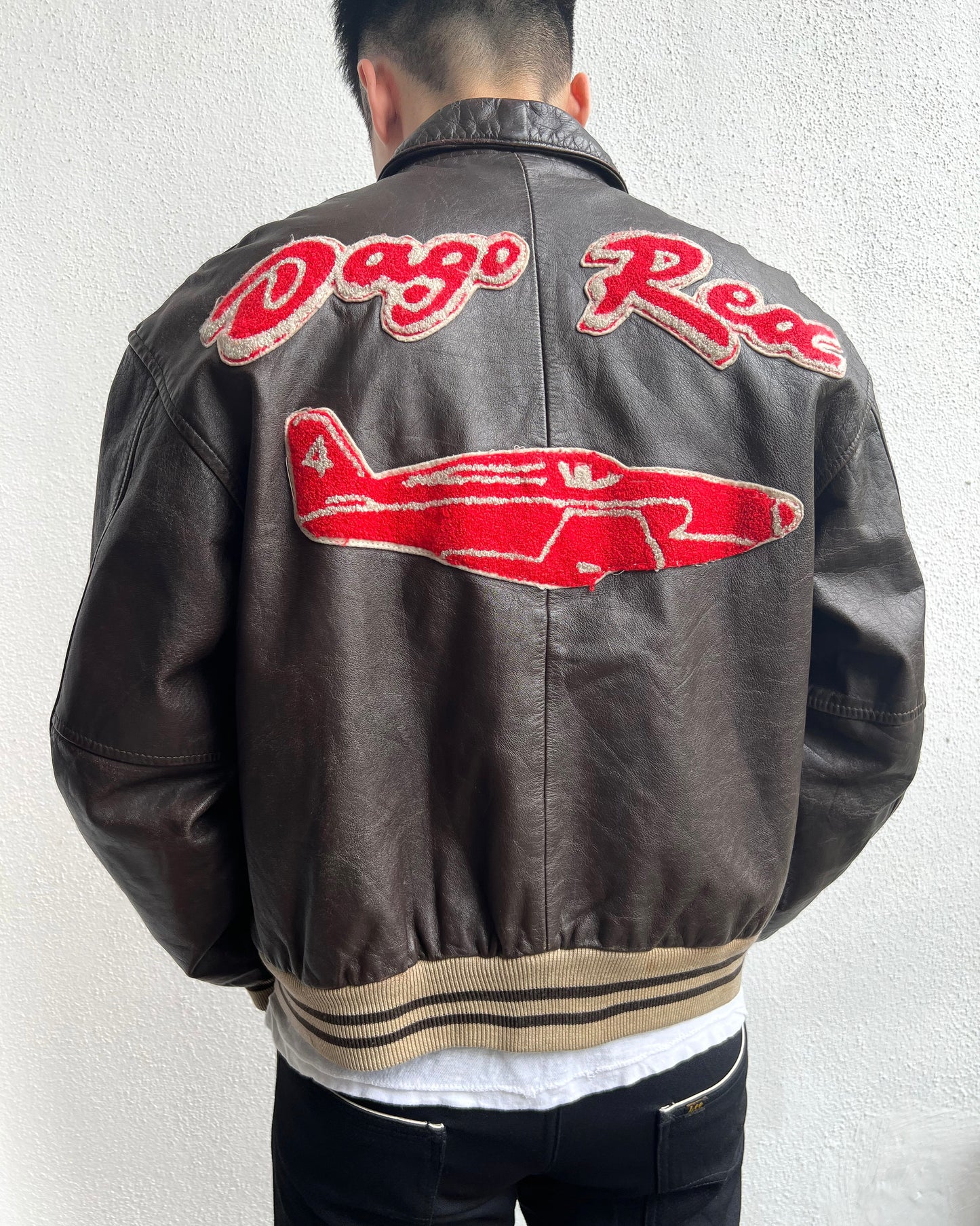 1982 AVIREX 'DAGO RED' TYPE A-2 LEATHER JACKET (S-L)