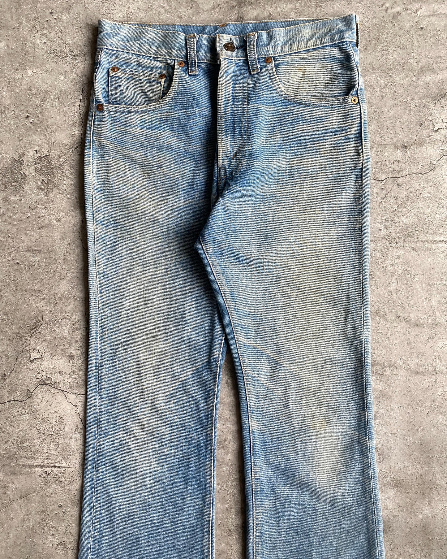 1970S FADED LEVI'S 517 RELEASED HEM FLARE JEANS (30X34)