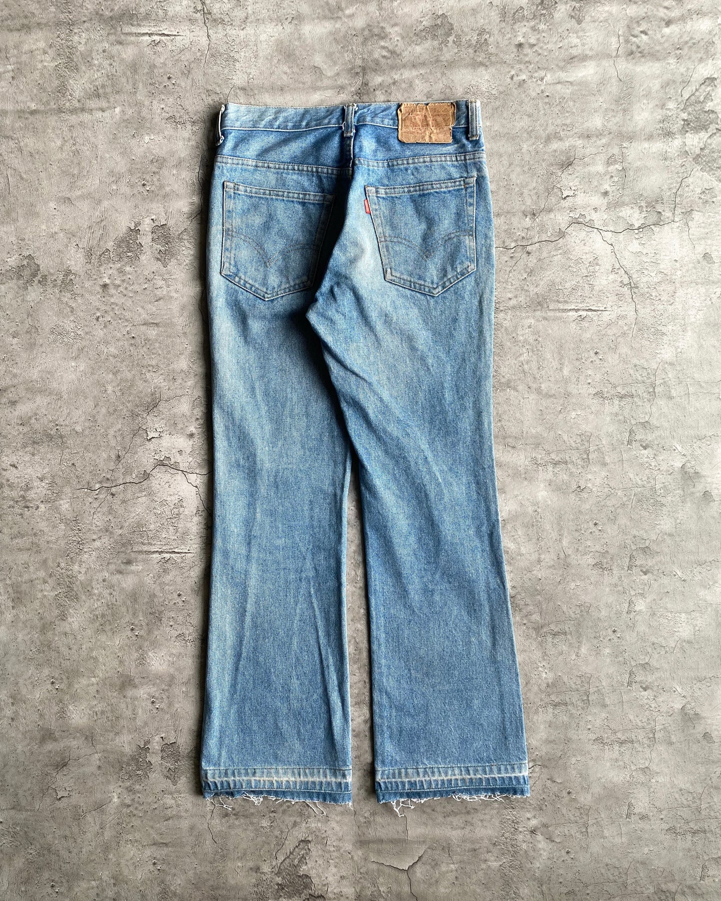1970S FADED LEVI'S 517 RELEASED HEM FLARE JEANS (30X34)
