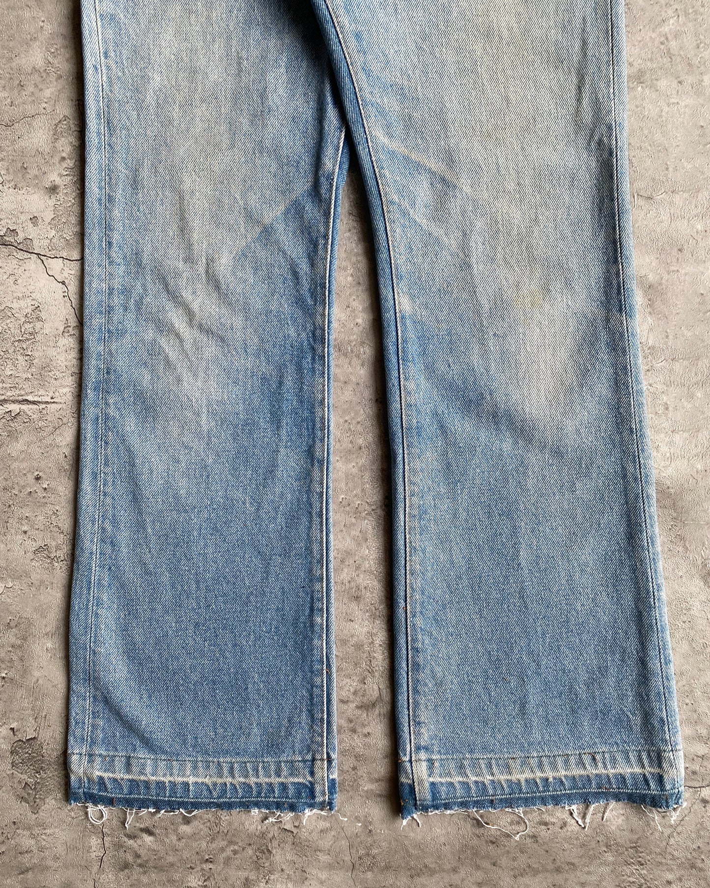1970S FADED LEVI'S 517 RELEASED HEM FLARE JEANS (30X34)