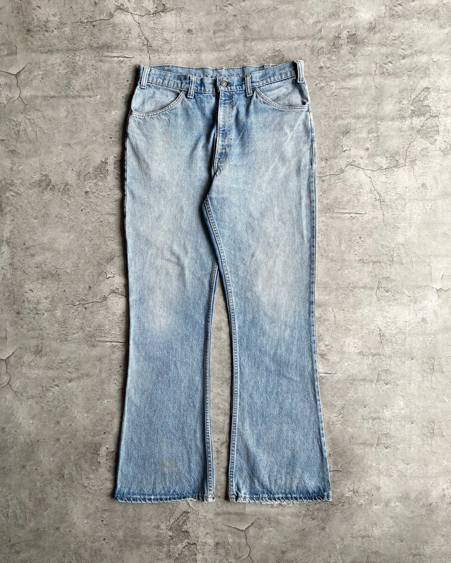 1970S LIGHT WASH LEVI'S 646 BOOTCUT JEANS (34X32)