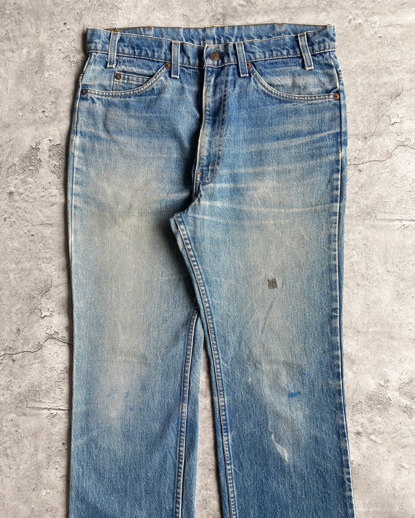 1980S FADED LEVI'S 517 FLARE JEANS (34X31)