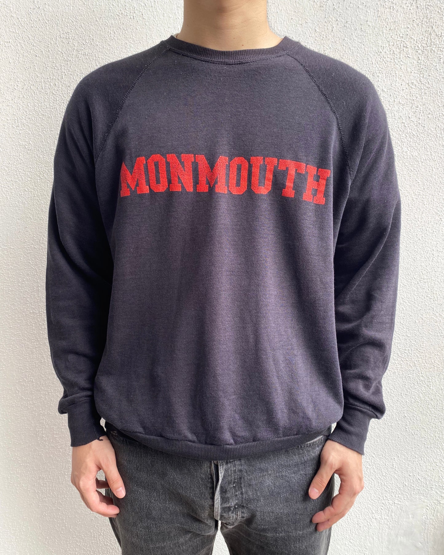 1980S 'MONMOUTH' RAGLAN SWEATSHIRTS (M/L)