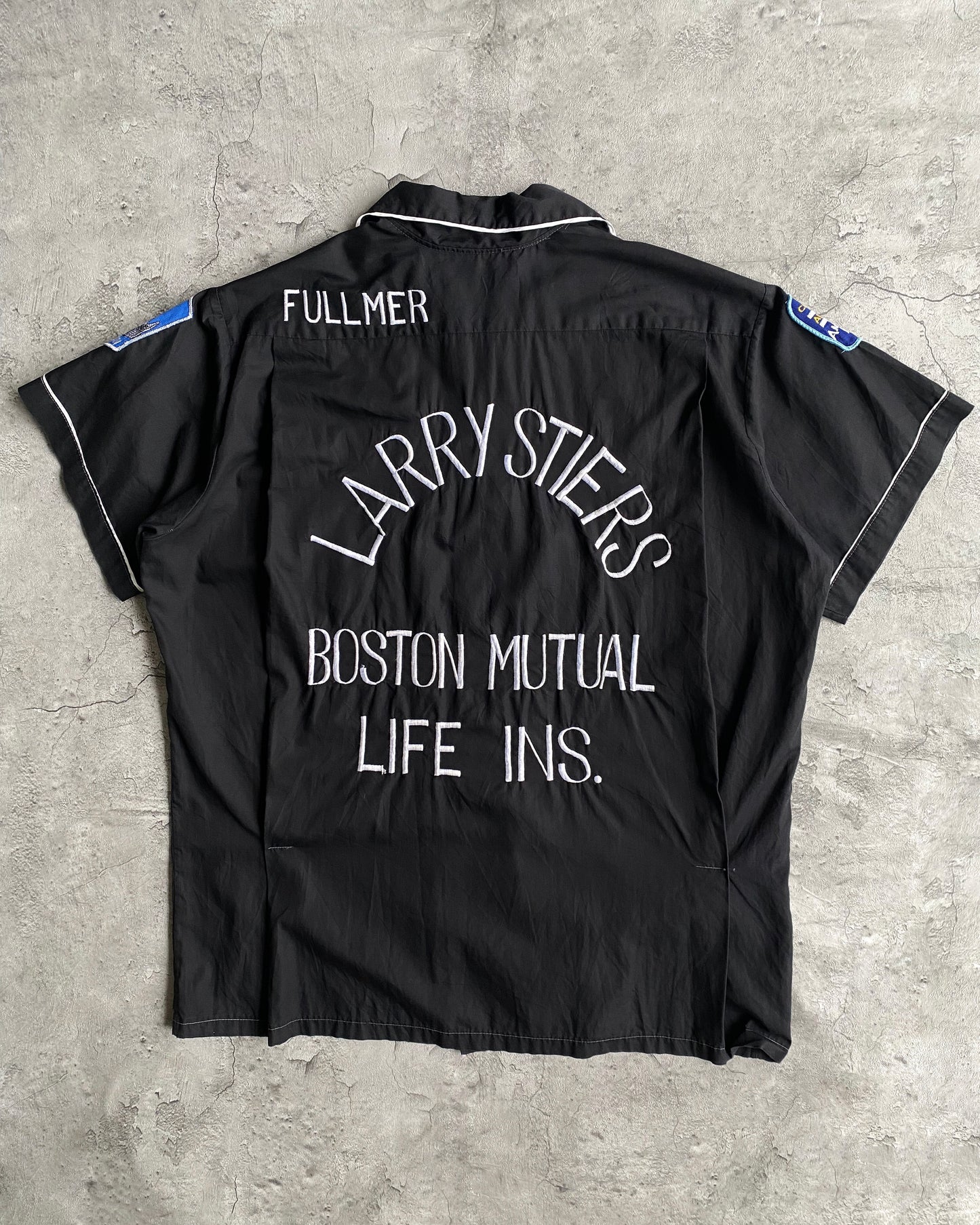 1974 'BOB' PATCHES BOWLING SHIRT (M/L)