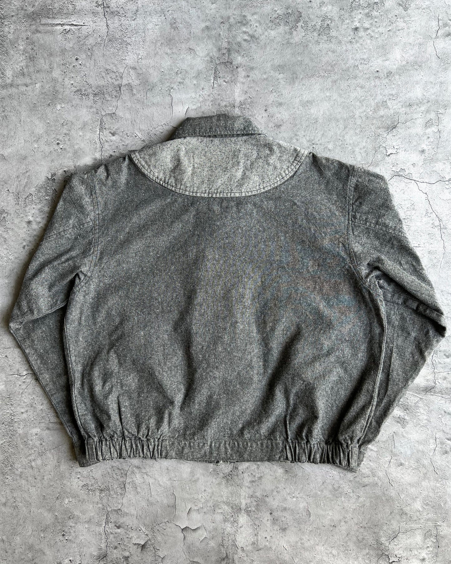1990S TWO-TONE GREY HARRINGTON JACKET (M/L)
